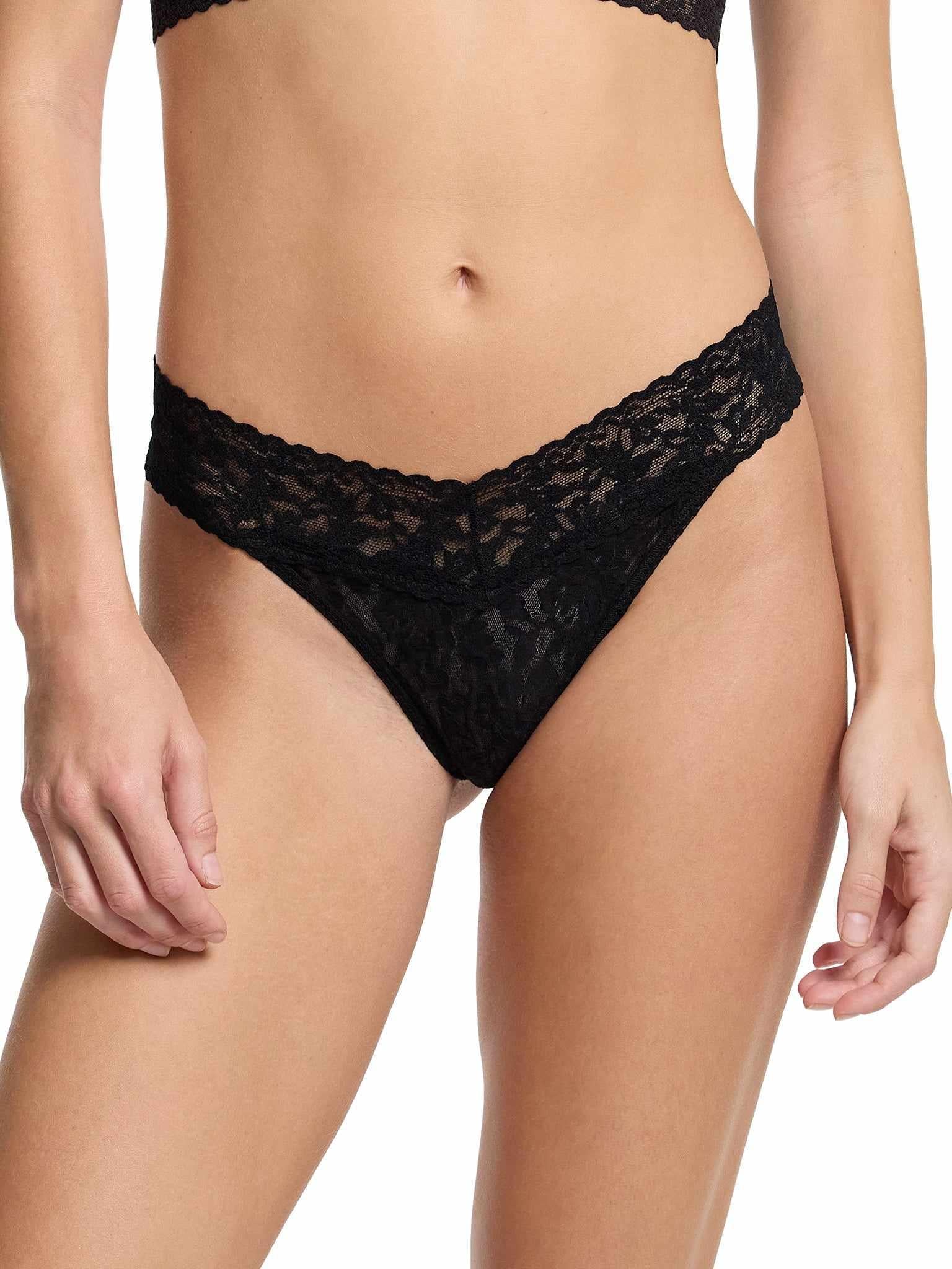 3 Pack Signature Lace® Original Rise Thongs - Image 4
